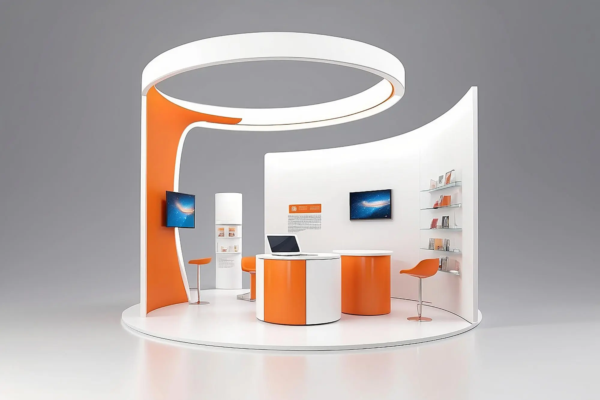 Premium exhibition stand created by best exhibition stand companies in Dubai, showcasing custom design and fabrication